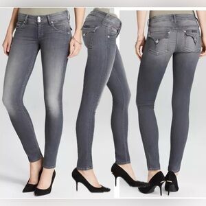 Hudson jeans Collin skinny gray Sz 28 mid rise stretch five pockets